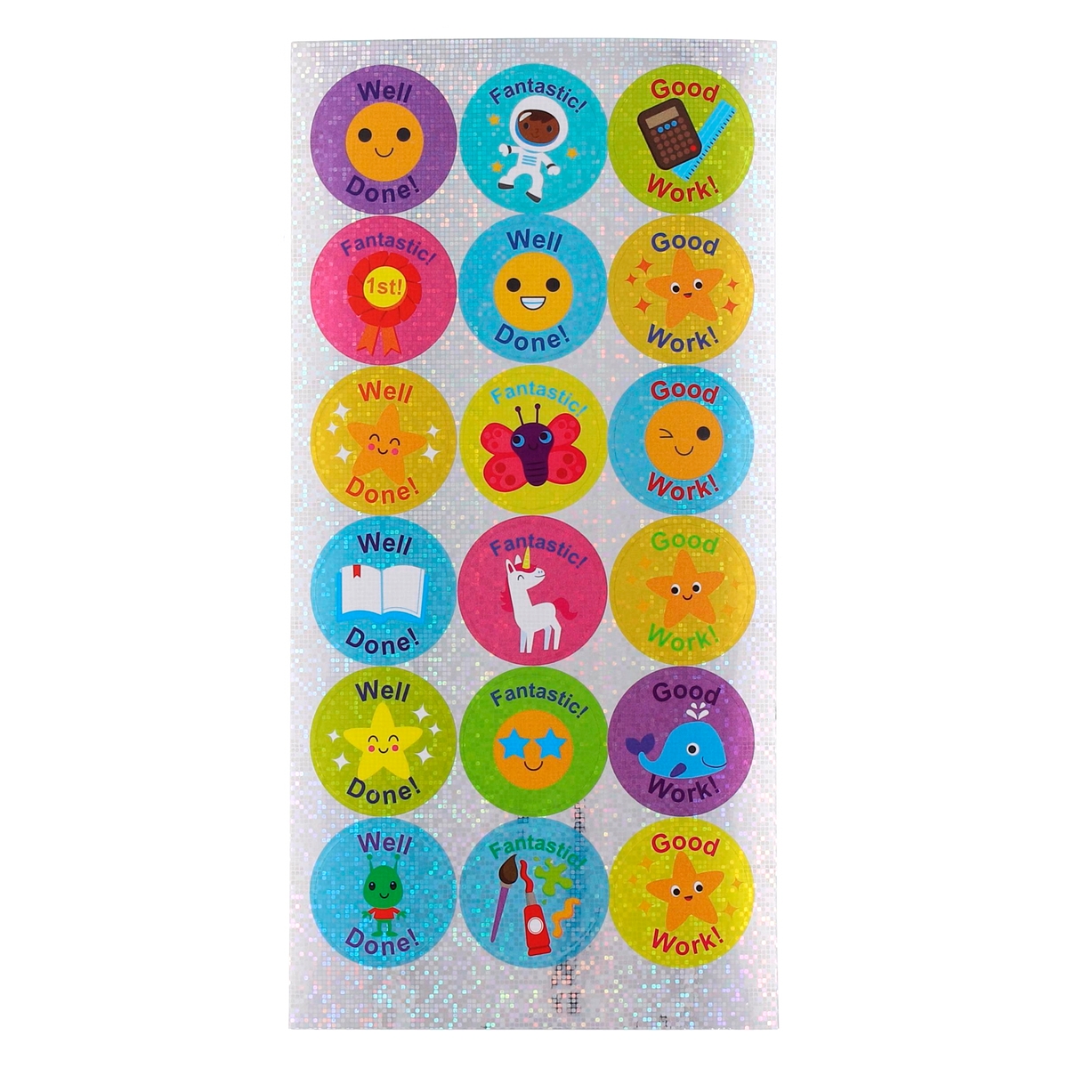 Classmates Sparkly Praise Stickers - 28mm - Pack of 54 | HC1778913 ...