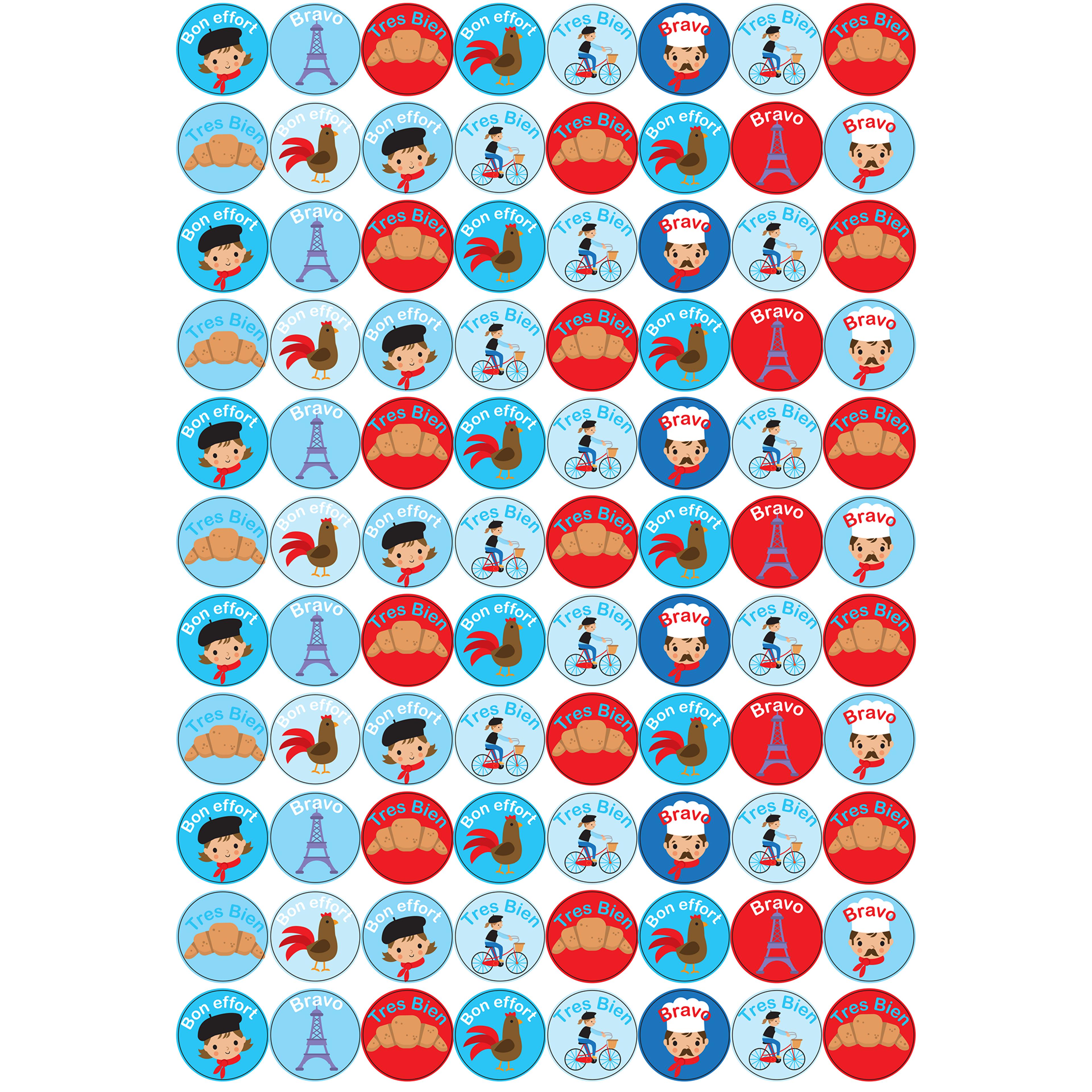 French Merit Stickers from Hope Education - Pack of 440