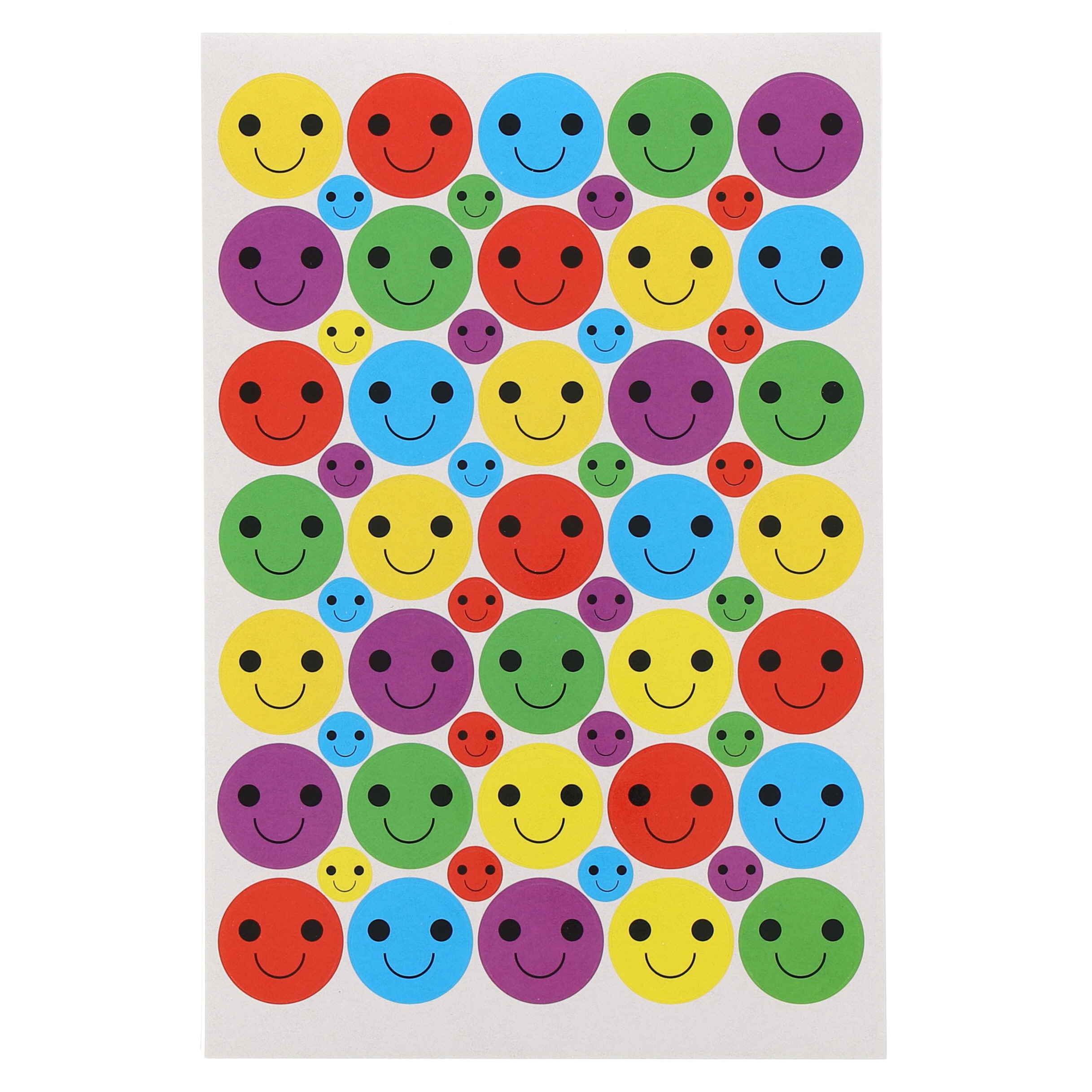 G1778949 - Classmates Bumper Pack of Smiley Stickers - 24mm and