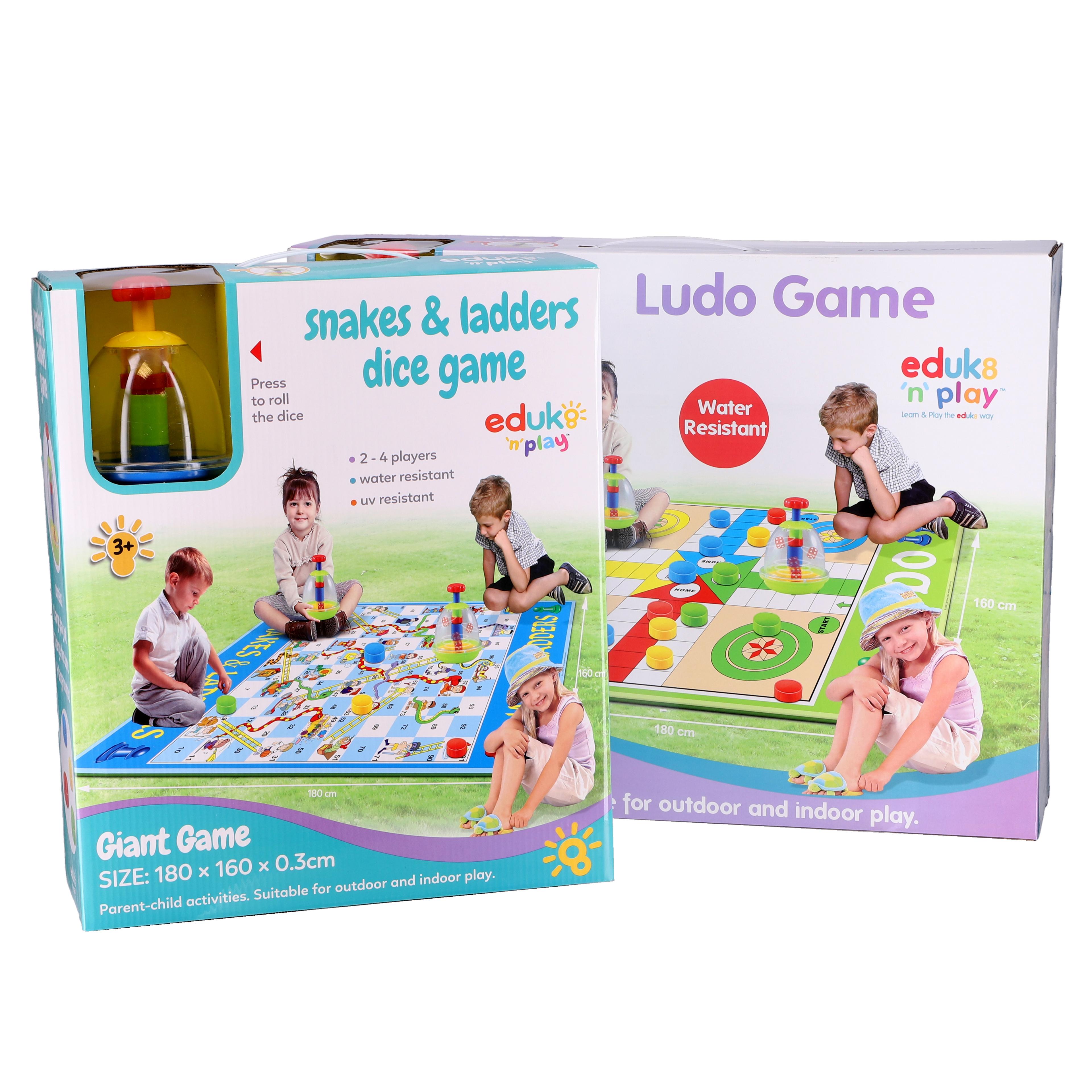 eduk8 worldwide Large Snakes and Ladders and Ludo Offer