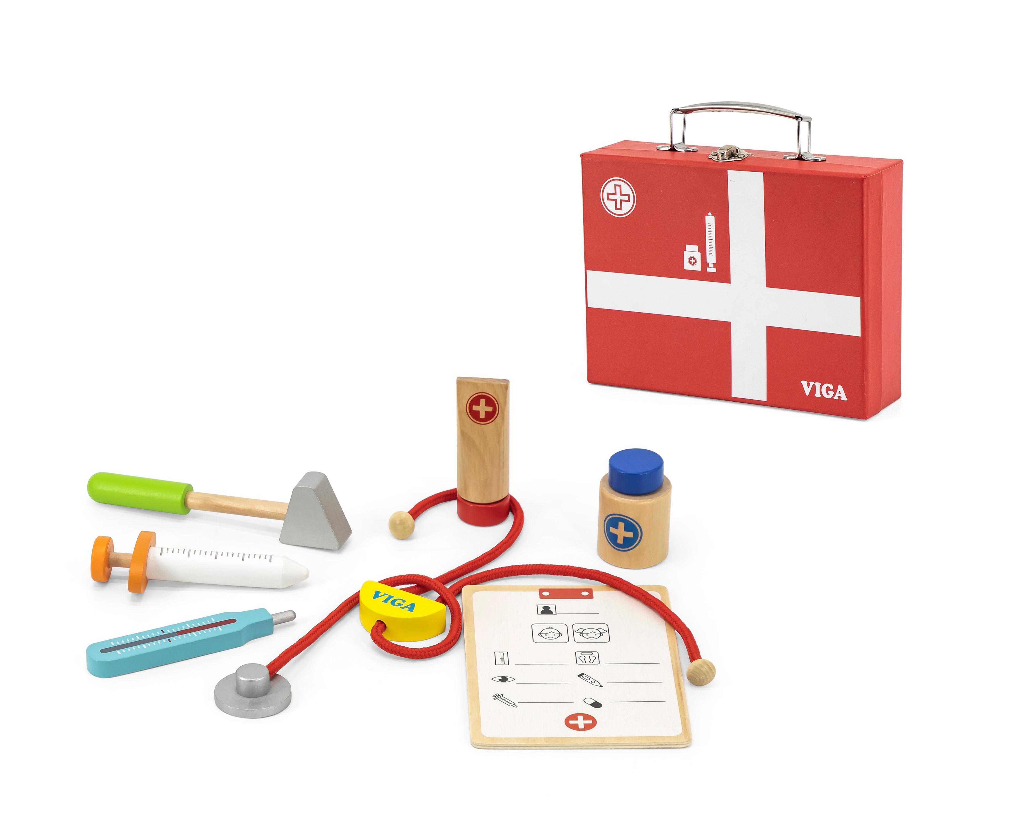 VIGA Wooden Doctors Case