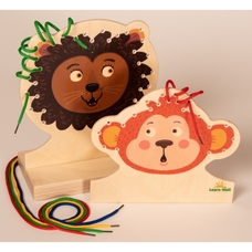 Learn Well Education Jungle Thread Heads - Pack of 2
