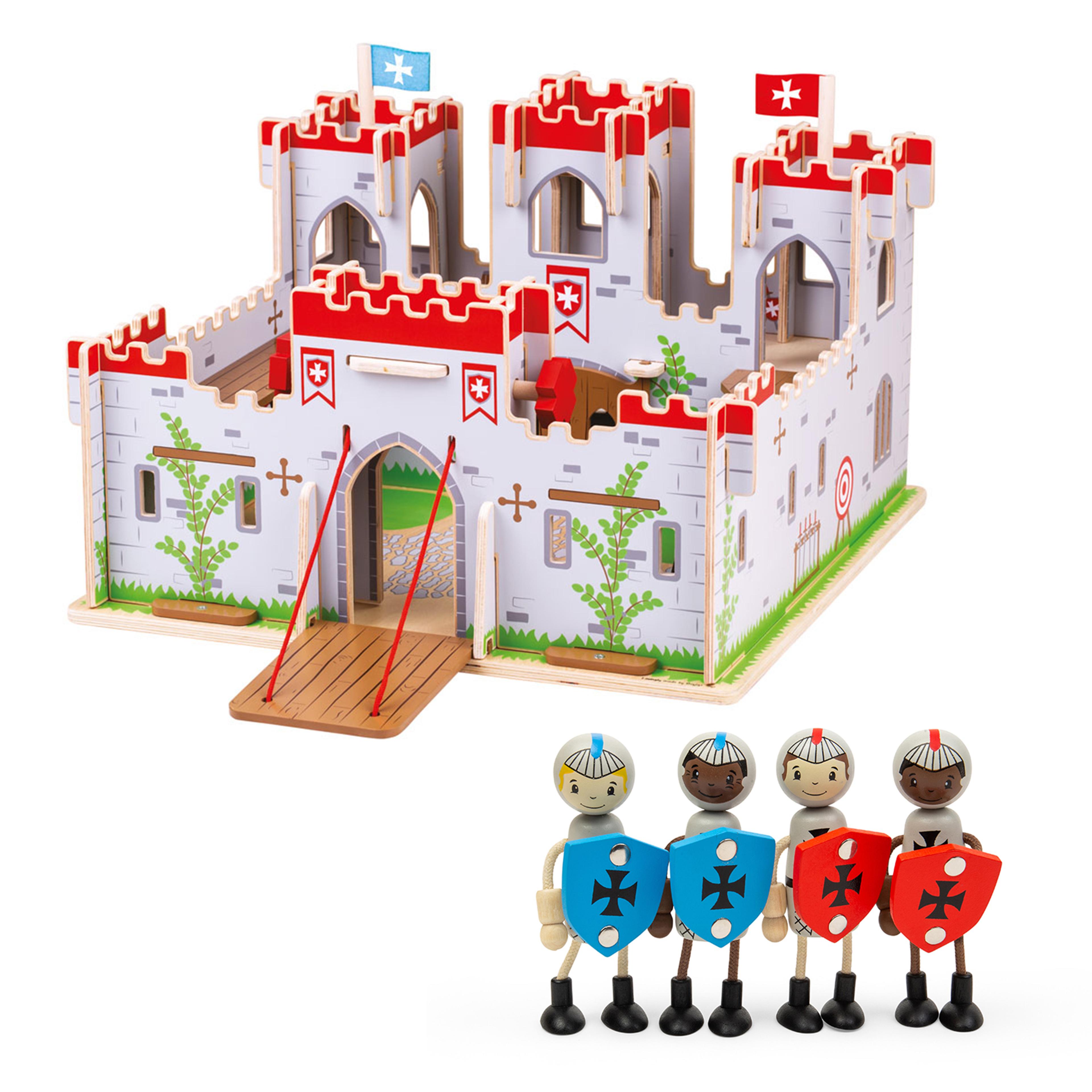 BIGJIGS Toys King George's Castle with Knights
