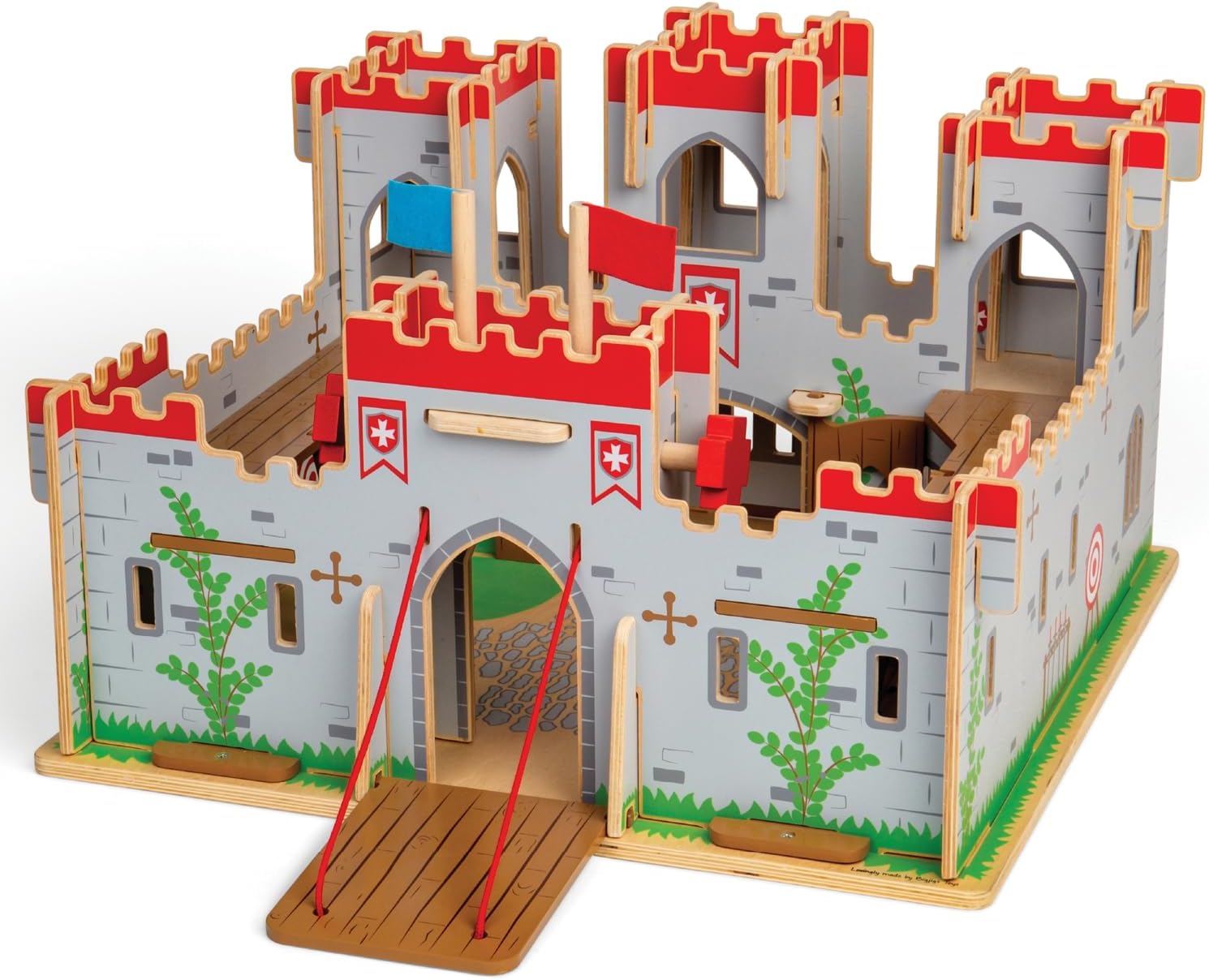 BIGJIGS Toys King George's Castle with Knights | HE1782432 | Hope