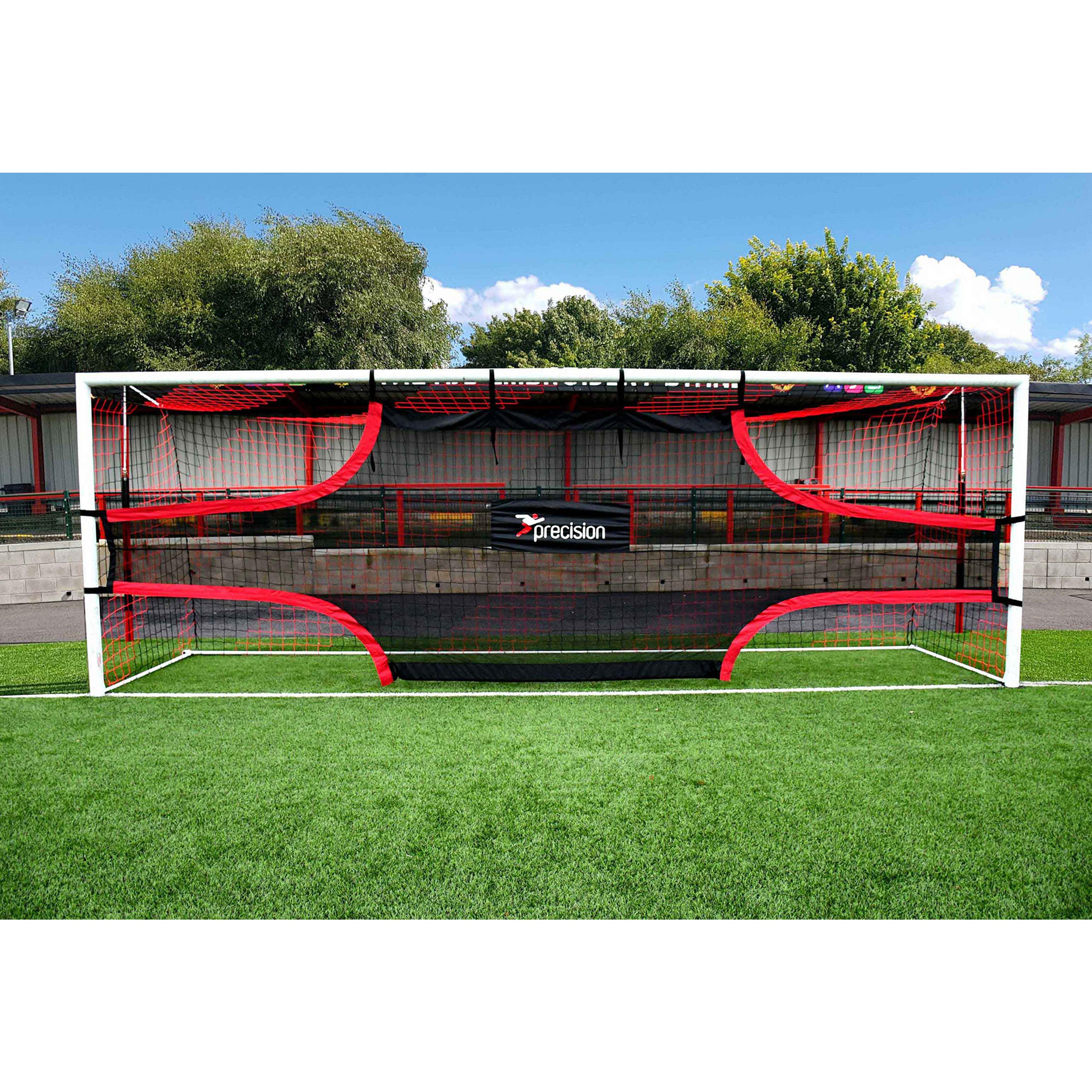 Precision Training Target Shot - Black/Red - 12 x 6ft