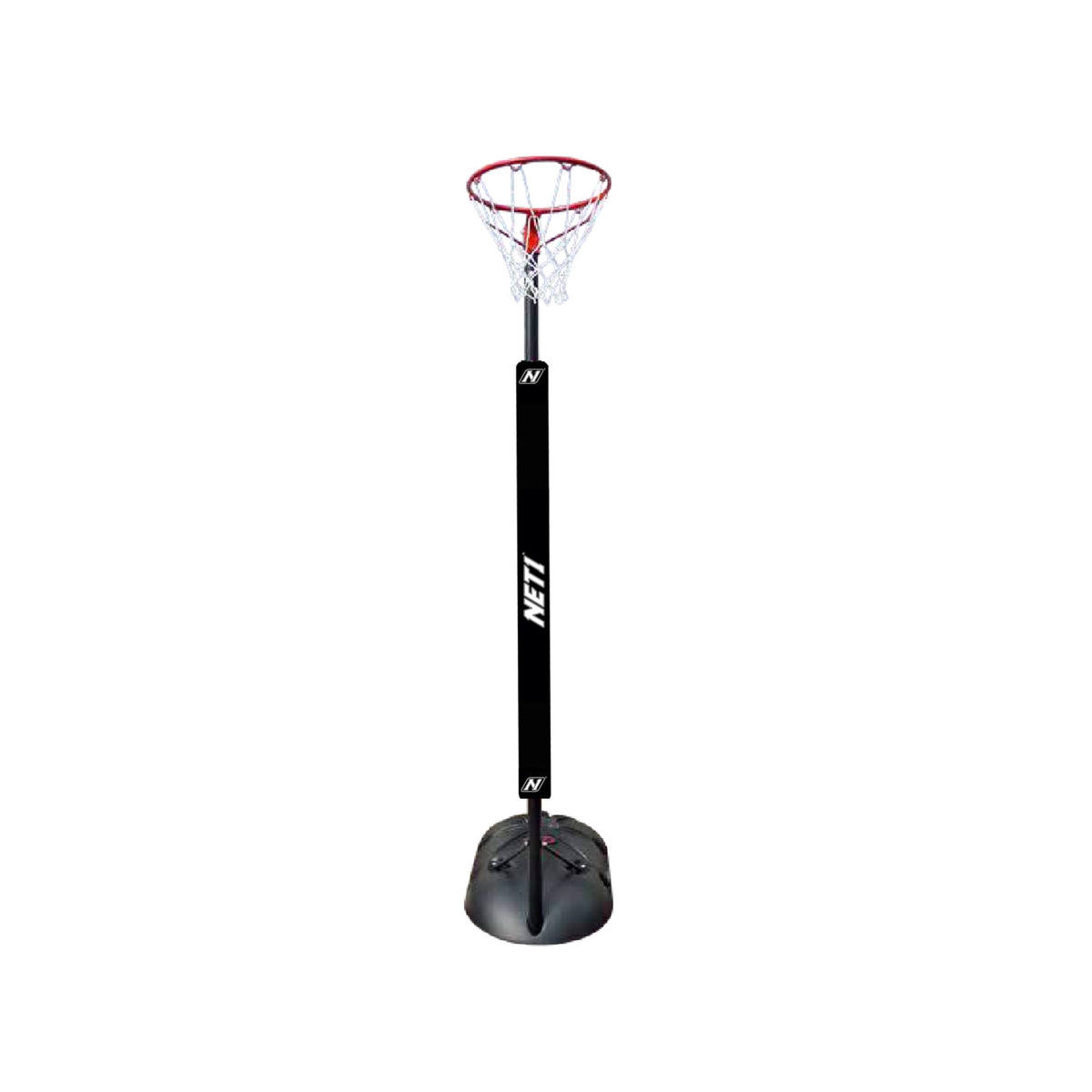 Netless Netball Net NET1 Telescopic Netball System - Black | HC1785195 | Findel International
