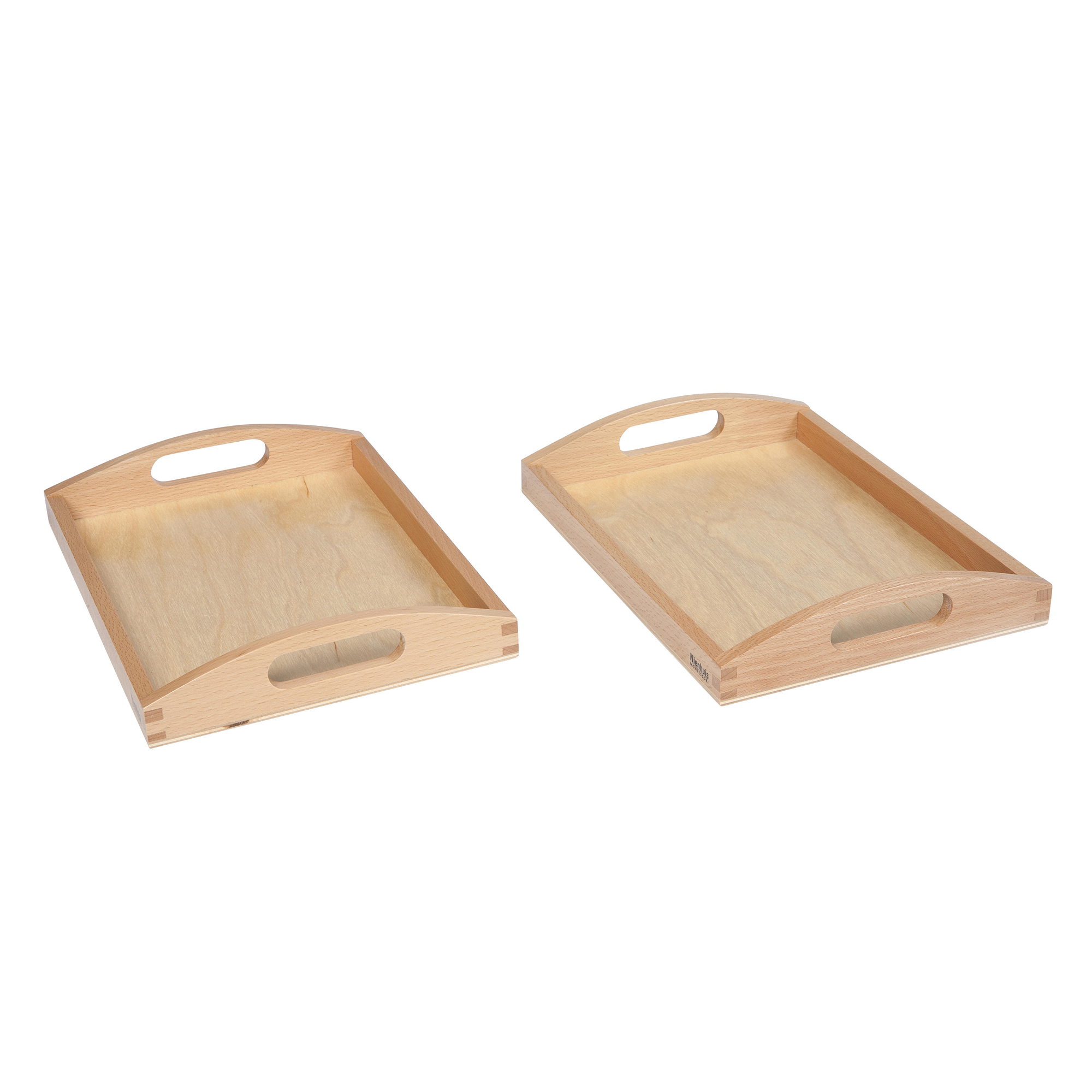 Wooden Tray Small Set Of 2