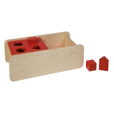 Nienhuis Montessori Imbucare Box With Flip Lid - 4 Shapes