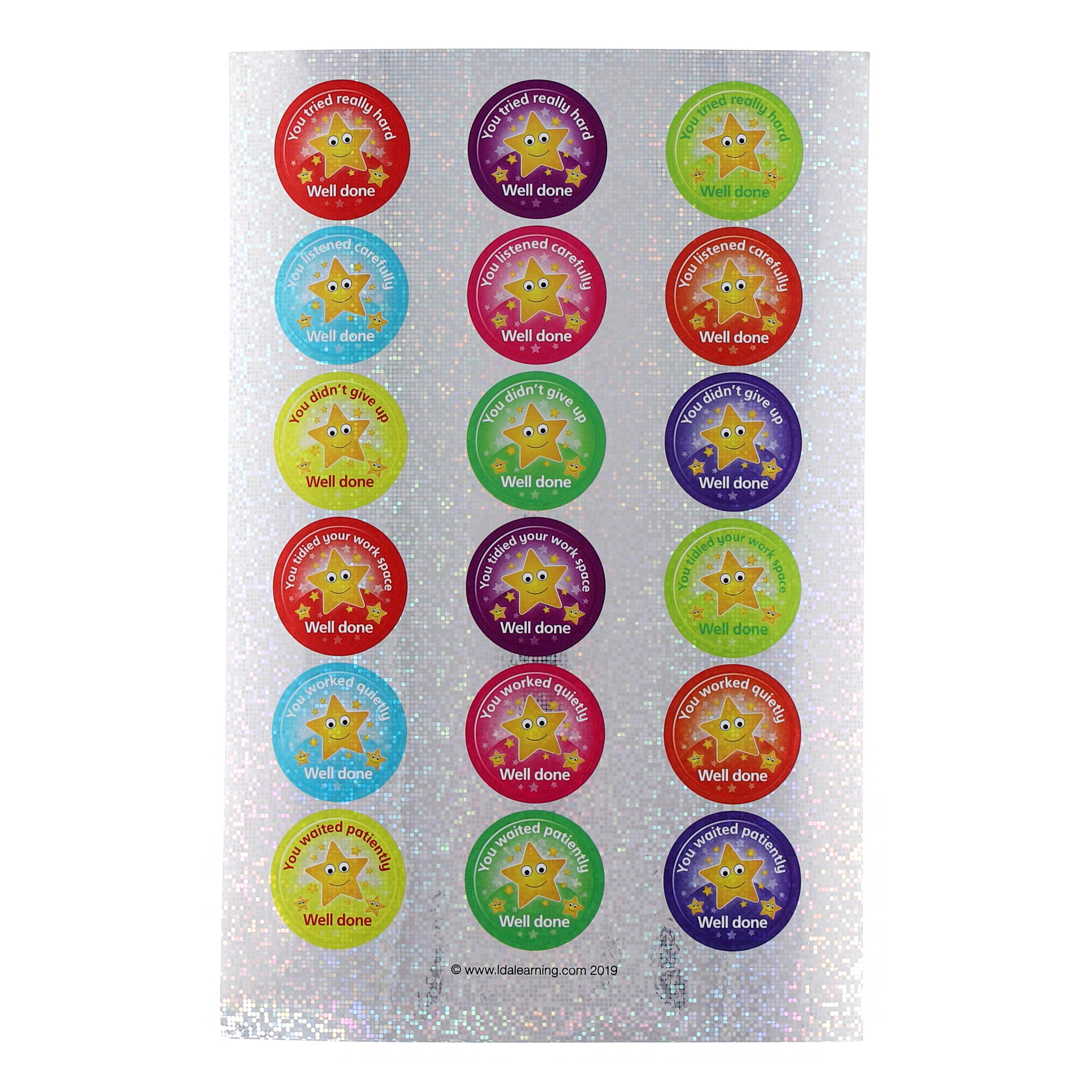 EDMT15112 - Classmates Sparkly Mini Star Stickers - 12mm - Pack of 416