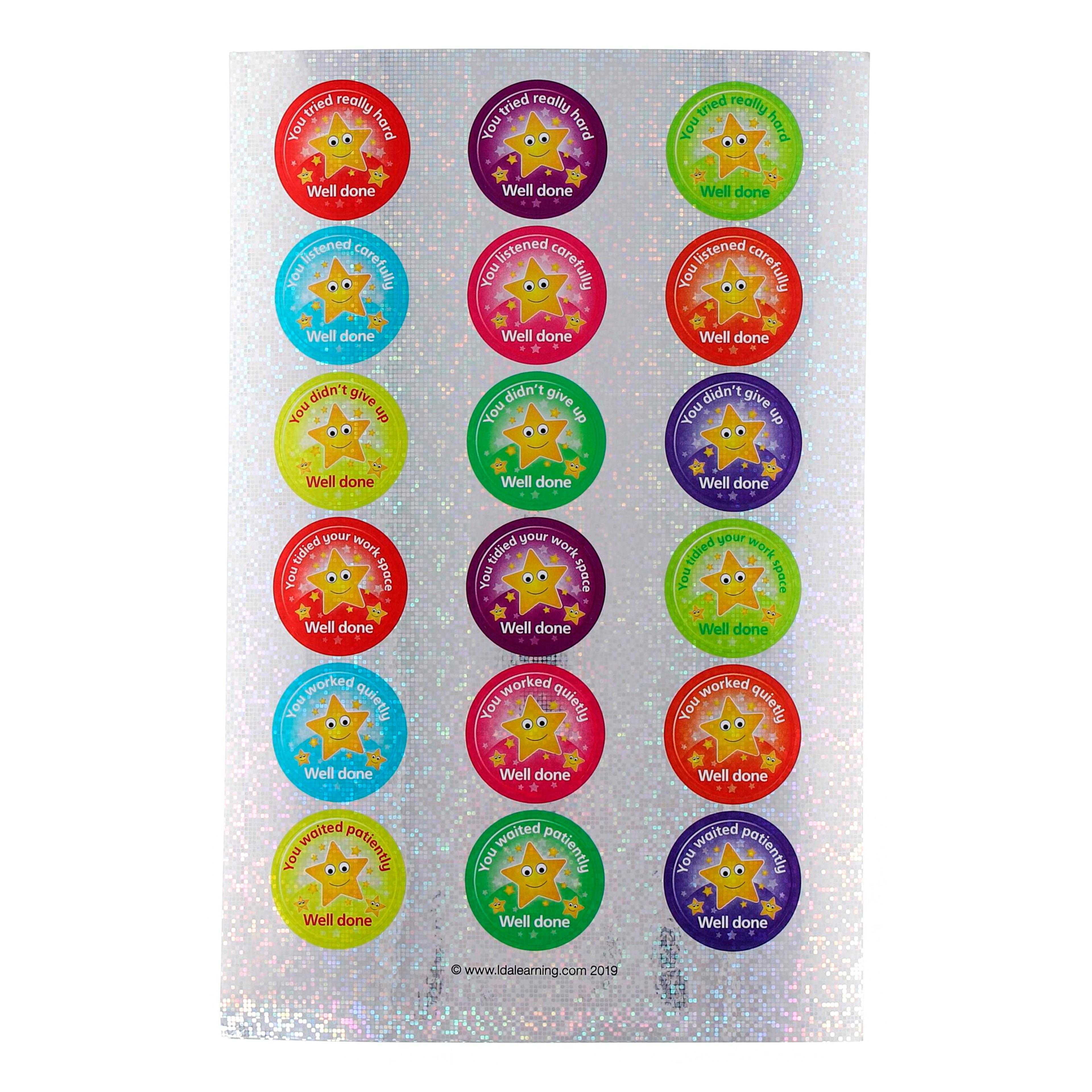 Classmates Behaviour Praise Stickers - 28mm - Pack of 54
