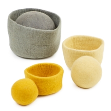 Felt Bowls and Balls from Hope Education