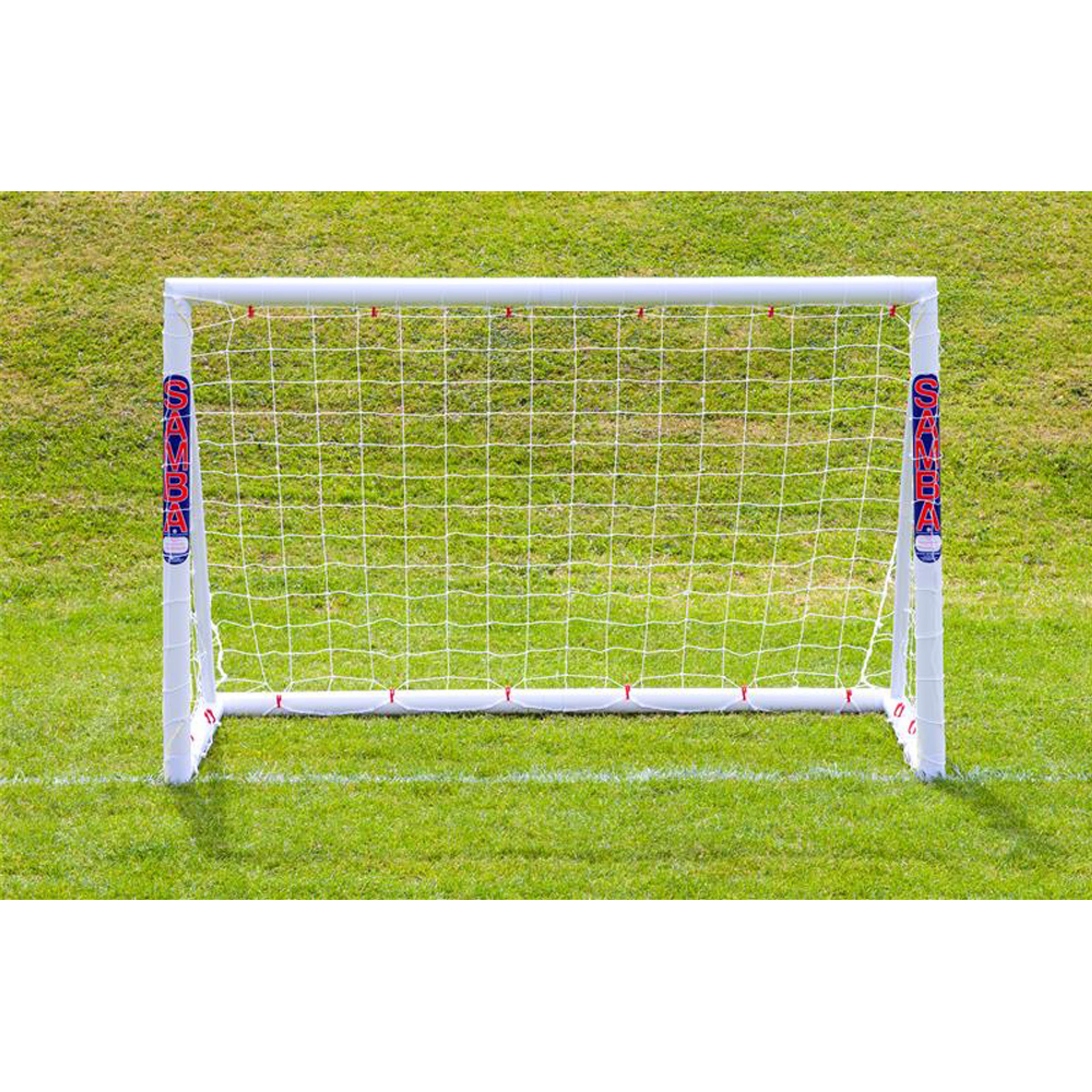 Samba Locking Trainer Goal - White - 6 x 4ft