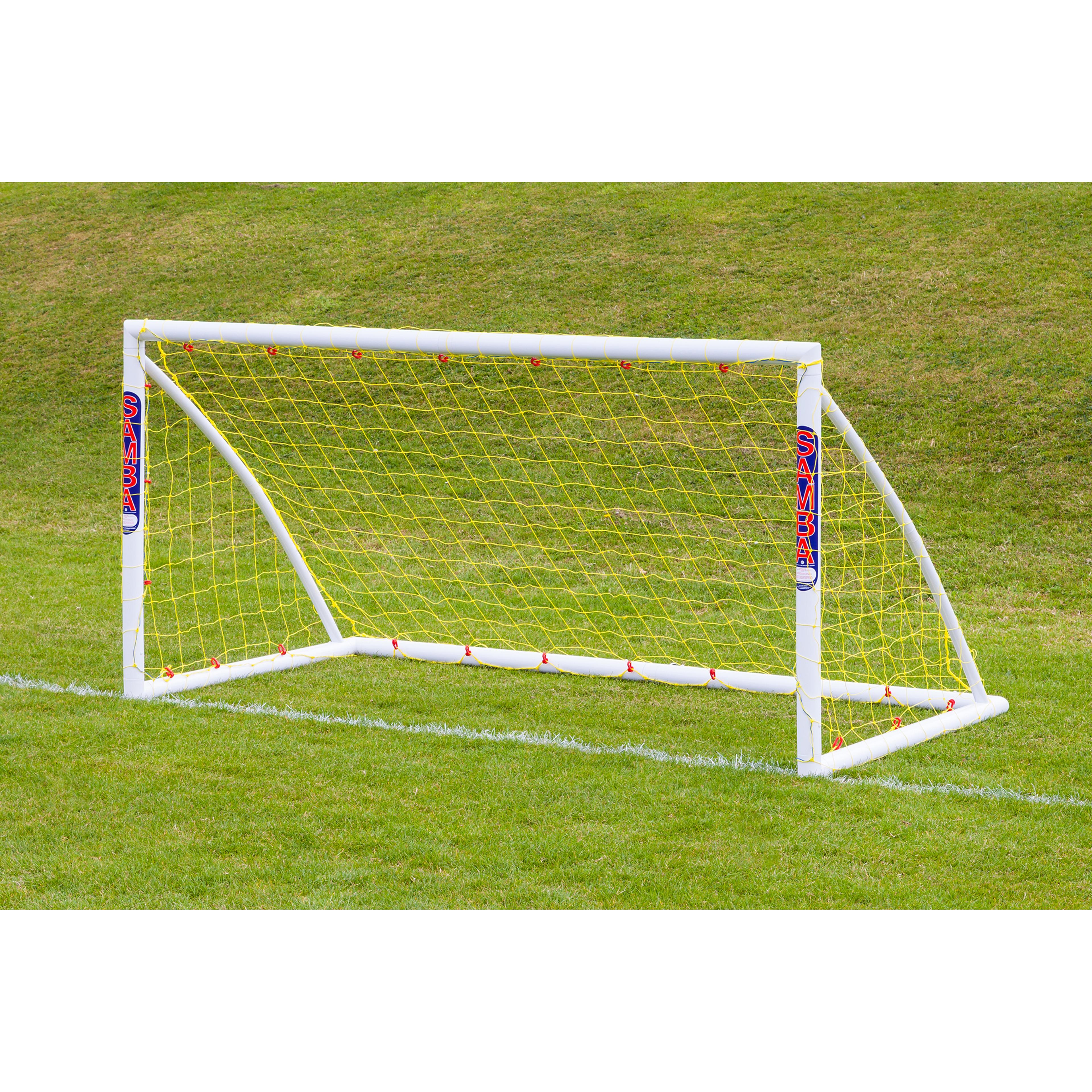 Samba Locking Trainer Goal - White - 8 x 4ft