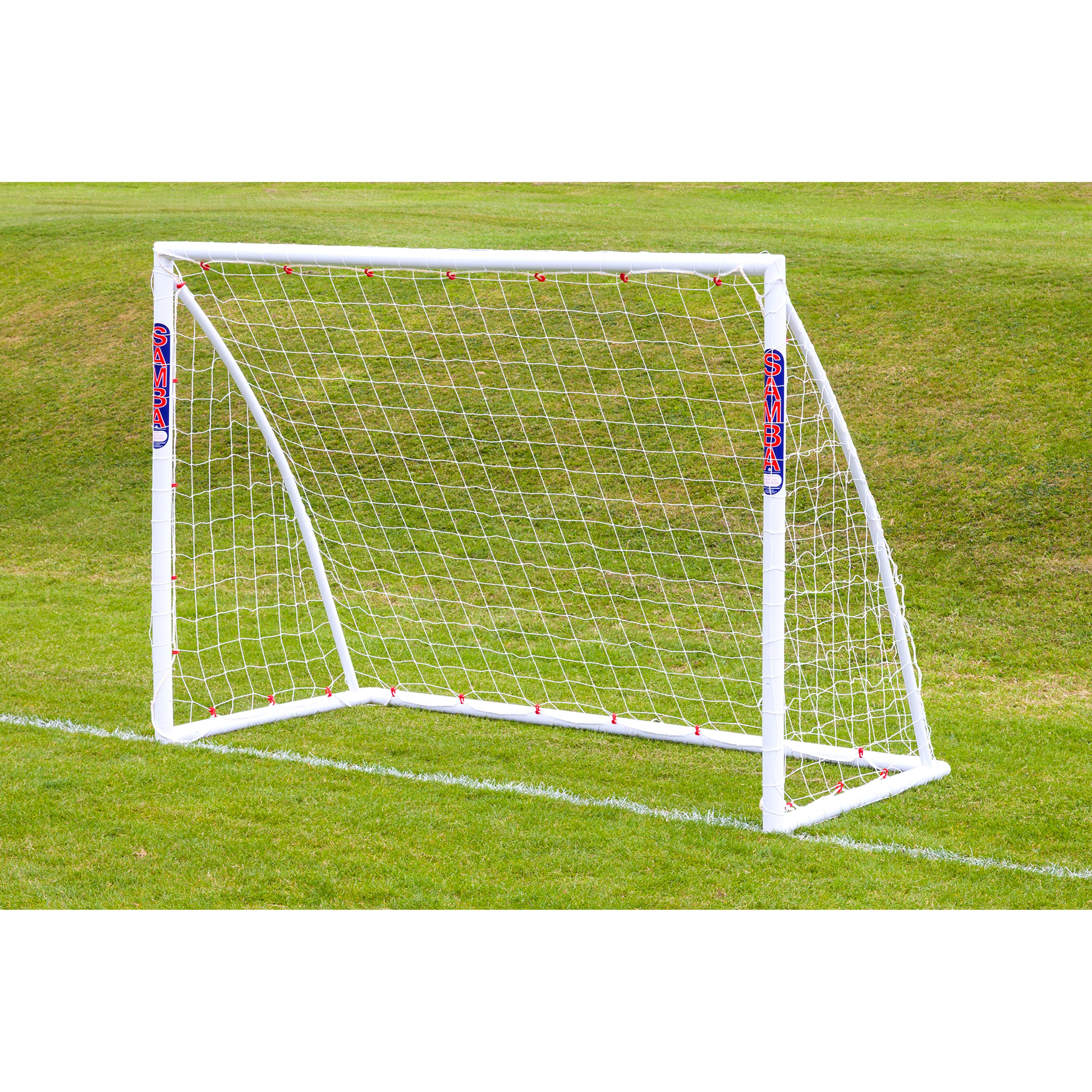 Samba Locking Trainer Goal - White - 8 x 6ft