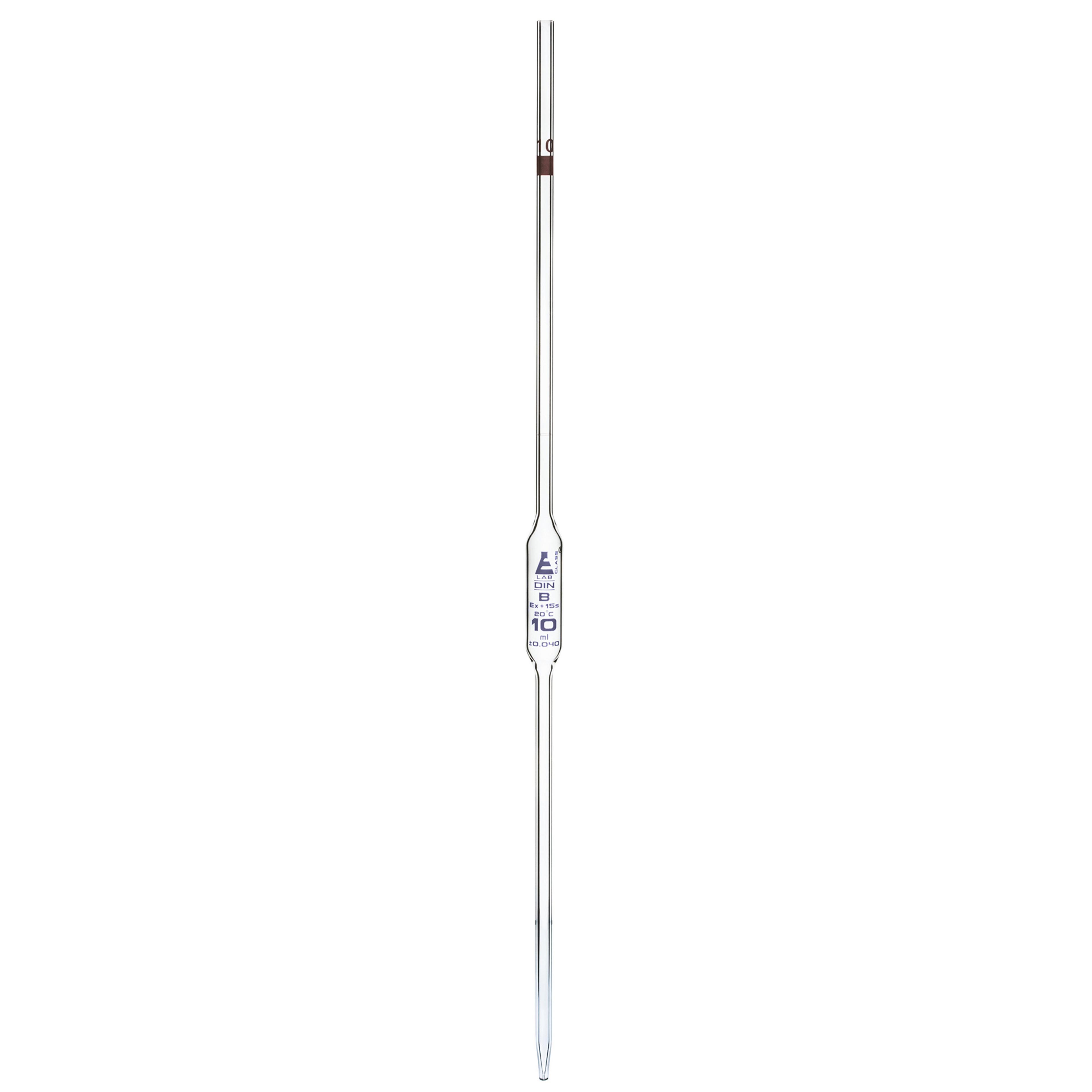 eisco Glass Pipette - Bulb Form Class B - 10ml