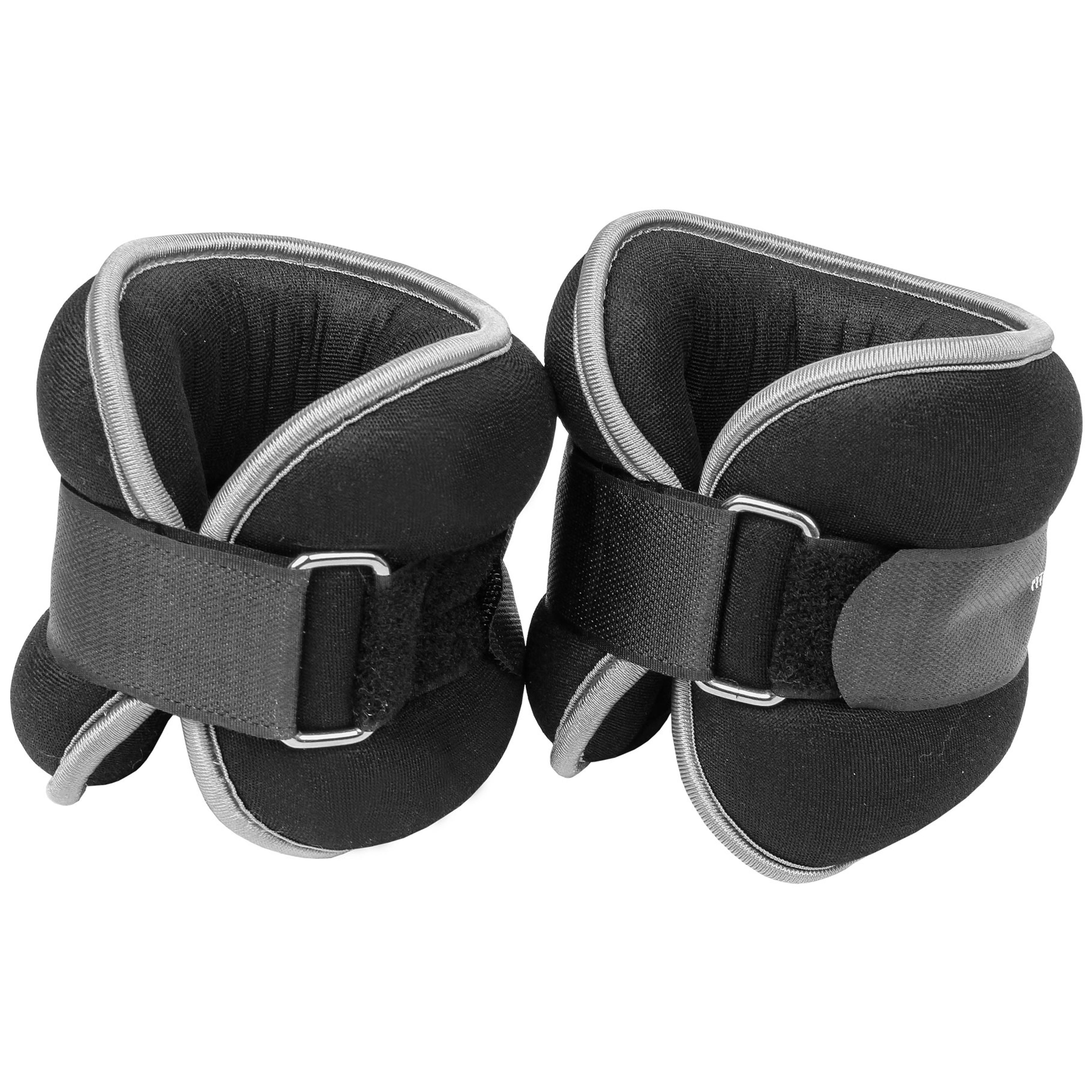 Fitness Mad Ankle/Wrist Weight - Grey/Black - 2kg - Pair