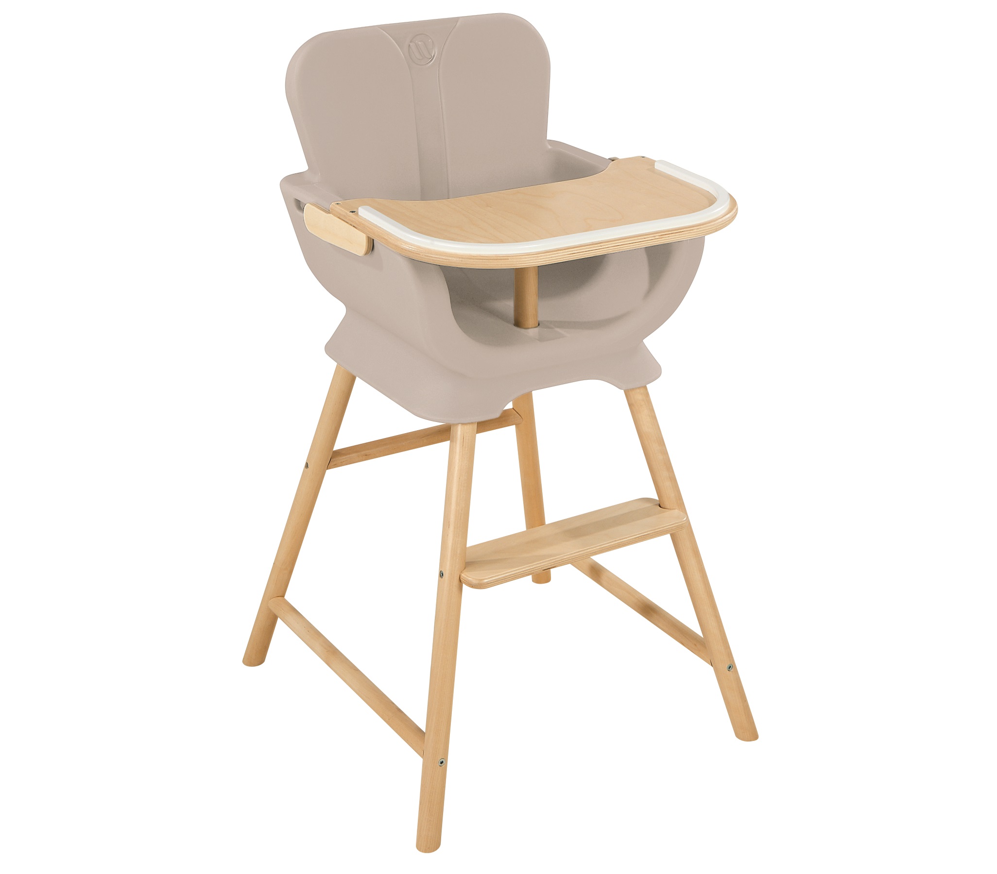 Igloo High Chair And Tray - Grey