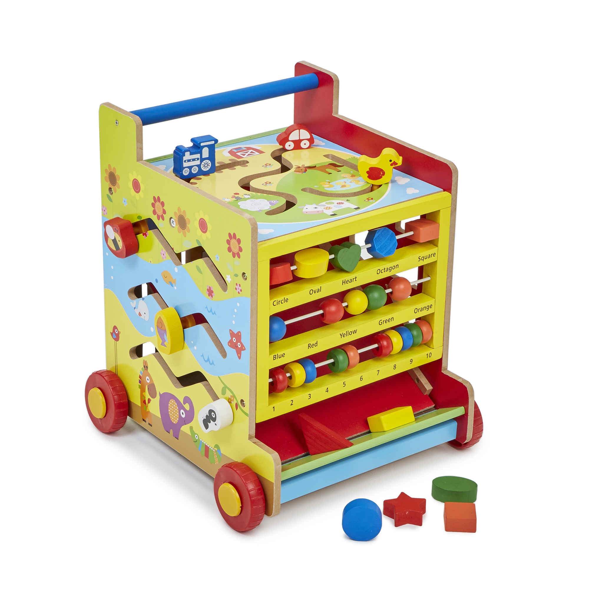 8 in 1 activity learning cart