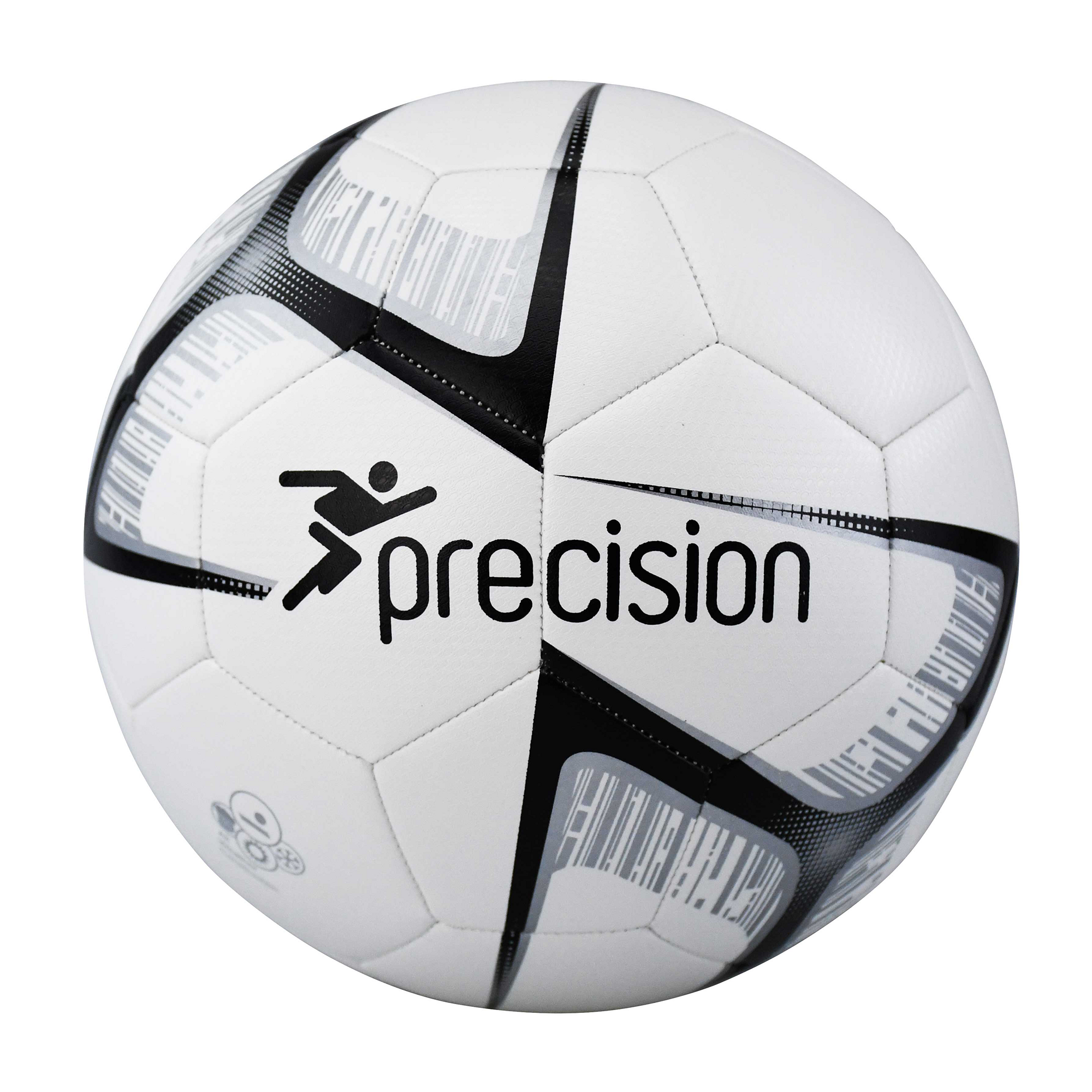 Precision Size 5 Santos 370g Training Football White-Black 