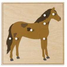 Nienhuis Montessori Animal Puzzle: Horse