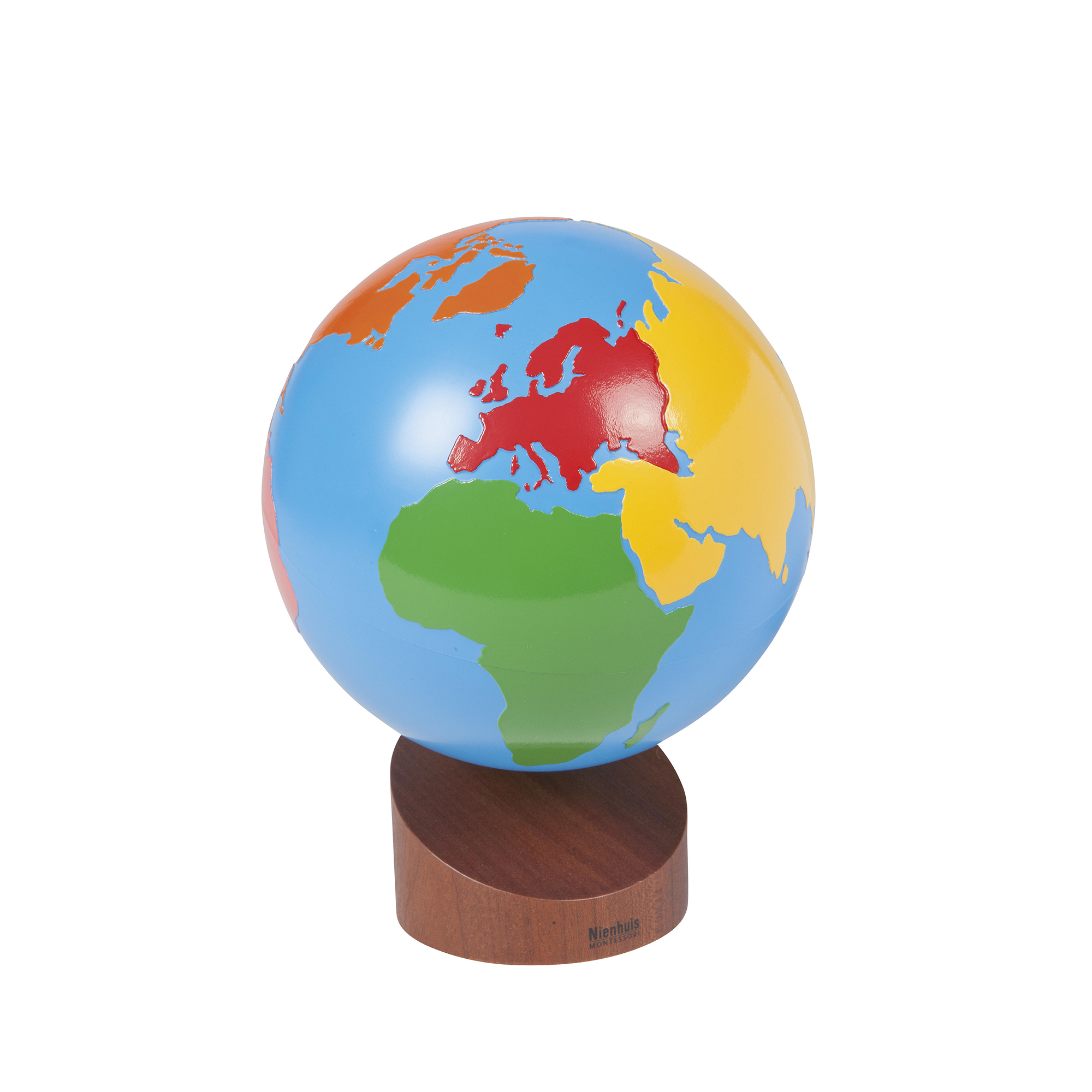 Globe Of The Continents Colored