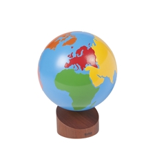 Nienhuis Montessori Globe Of The Continents: Coloured