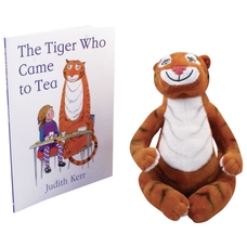 The Tiger Who Came To Tea Plush Toy and Book Set