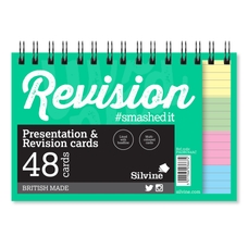 Silvine Luxpad Twinwire Presentation & Revision Cards - 152 x 102mm (48 cards per pack) - Pack of 10