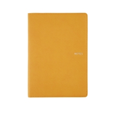 Collins Metropolitan Melbourne Textured Notebook - Mustard - B6