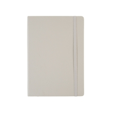 Collins Metropolitan Glasgow Elephant Skin Notebook - Light Grey - B6