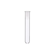 Philip Harris Glass Test Tubes, with Rim: 12mm x 75mm - Pack of 100