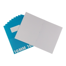 Classmates A4 Tough Cover Exercise Book 80 Page, Light Blue, 10mm Squared - Pack of 50