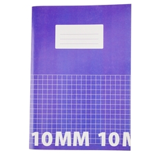 Classmates A4 Tough Cover Exercise Books 80 Page, Purple, 10mm Squared - Pack of 50