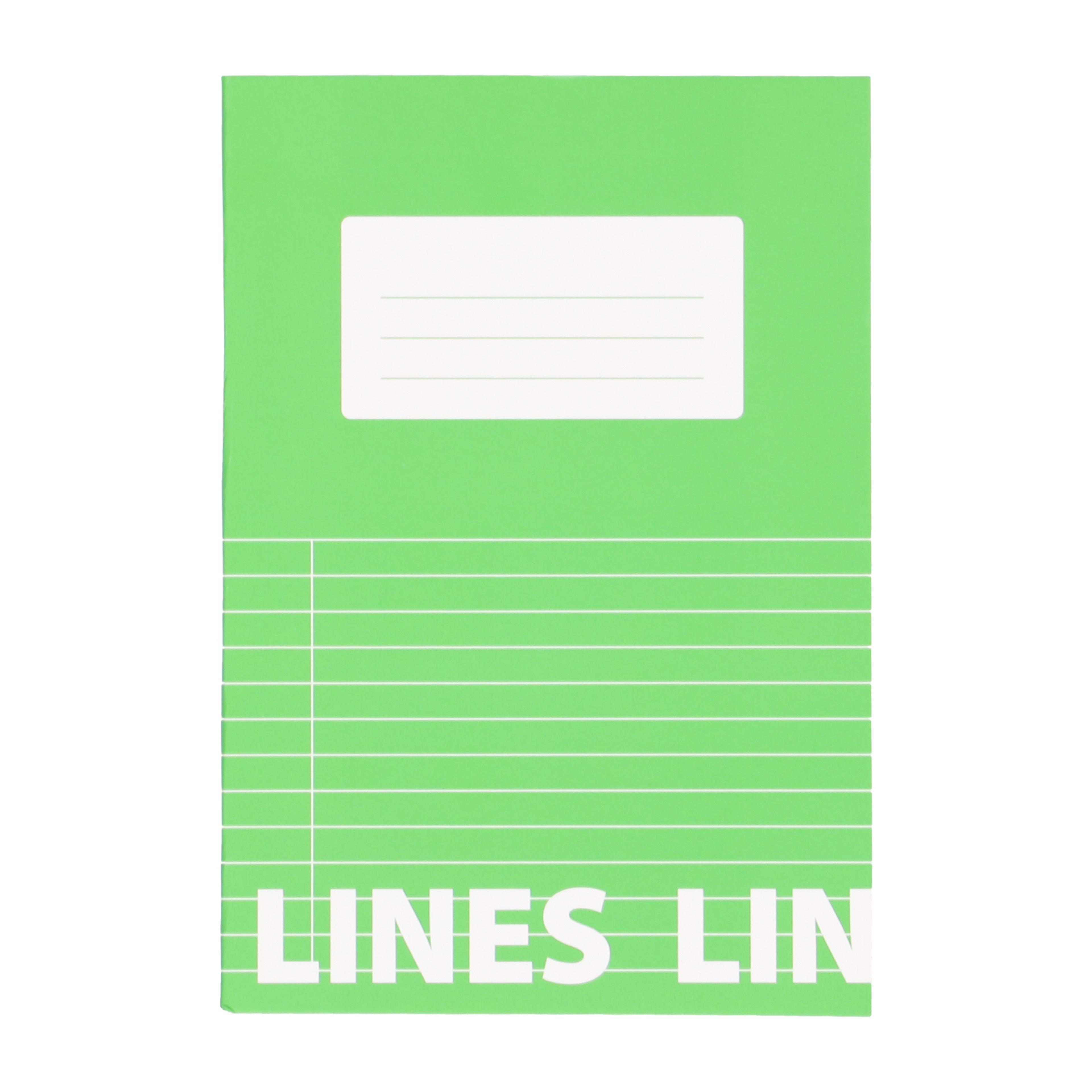 Classmates A5 Tough Cover Exercise Books 80 Page, 8mm Ruled With Margin, Green - Pack of 50