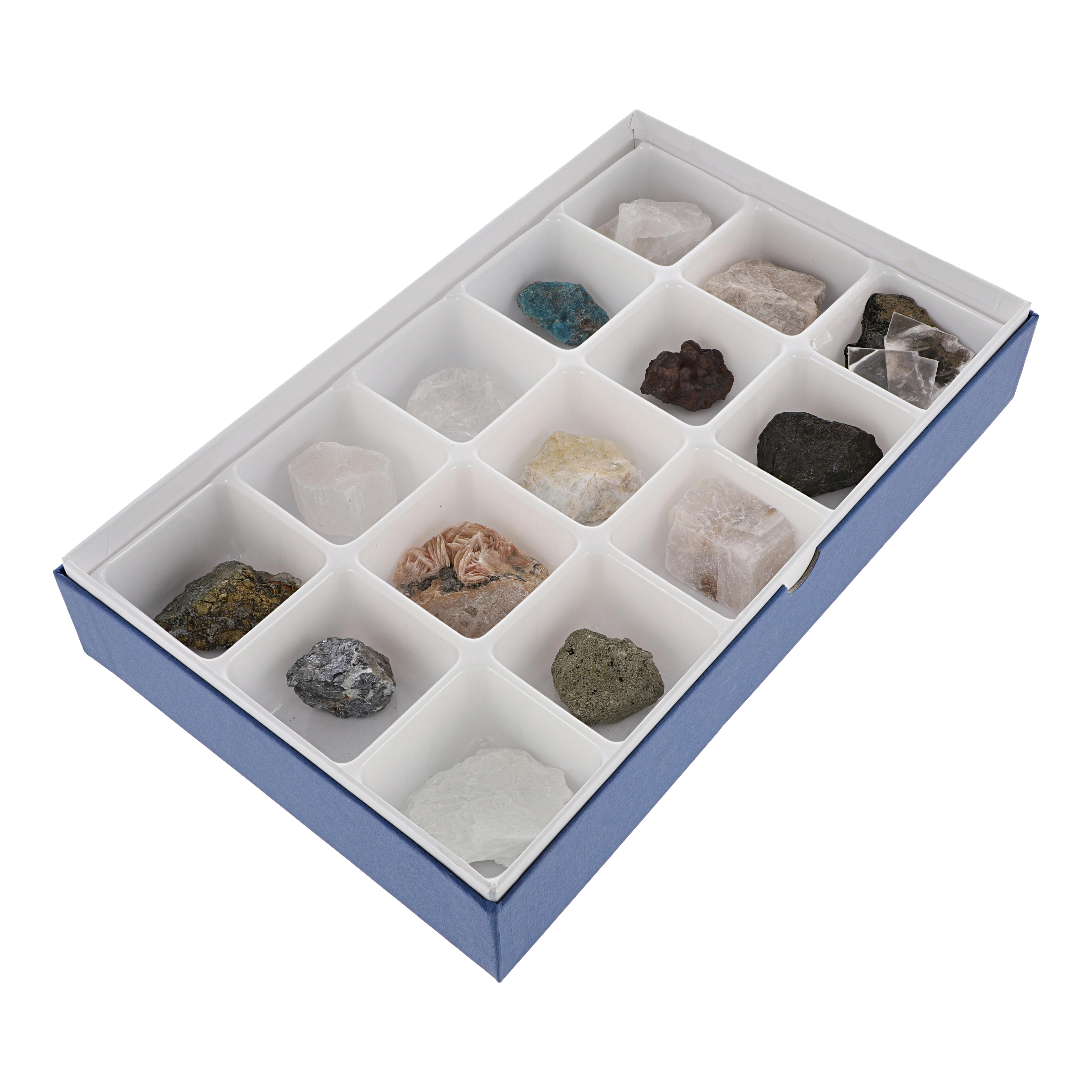 15 Specimen Mineral Set
