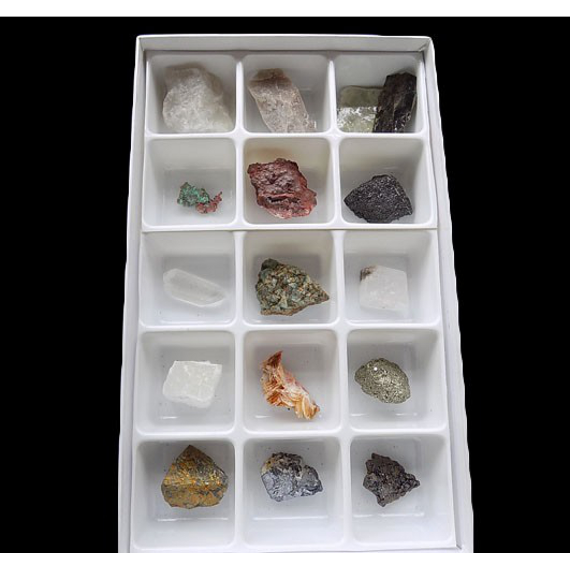 15 Specimen Mineral Set