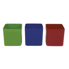 Helix Primary Colour Storage Pots Pack of 12