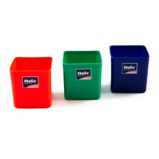 Helix Primary Colour Storage Pots - Pack of 12