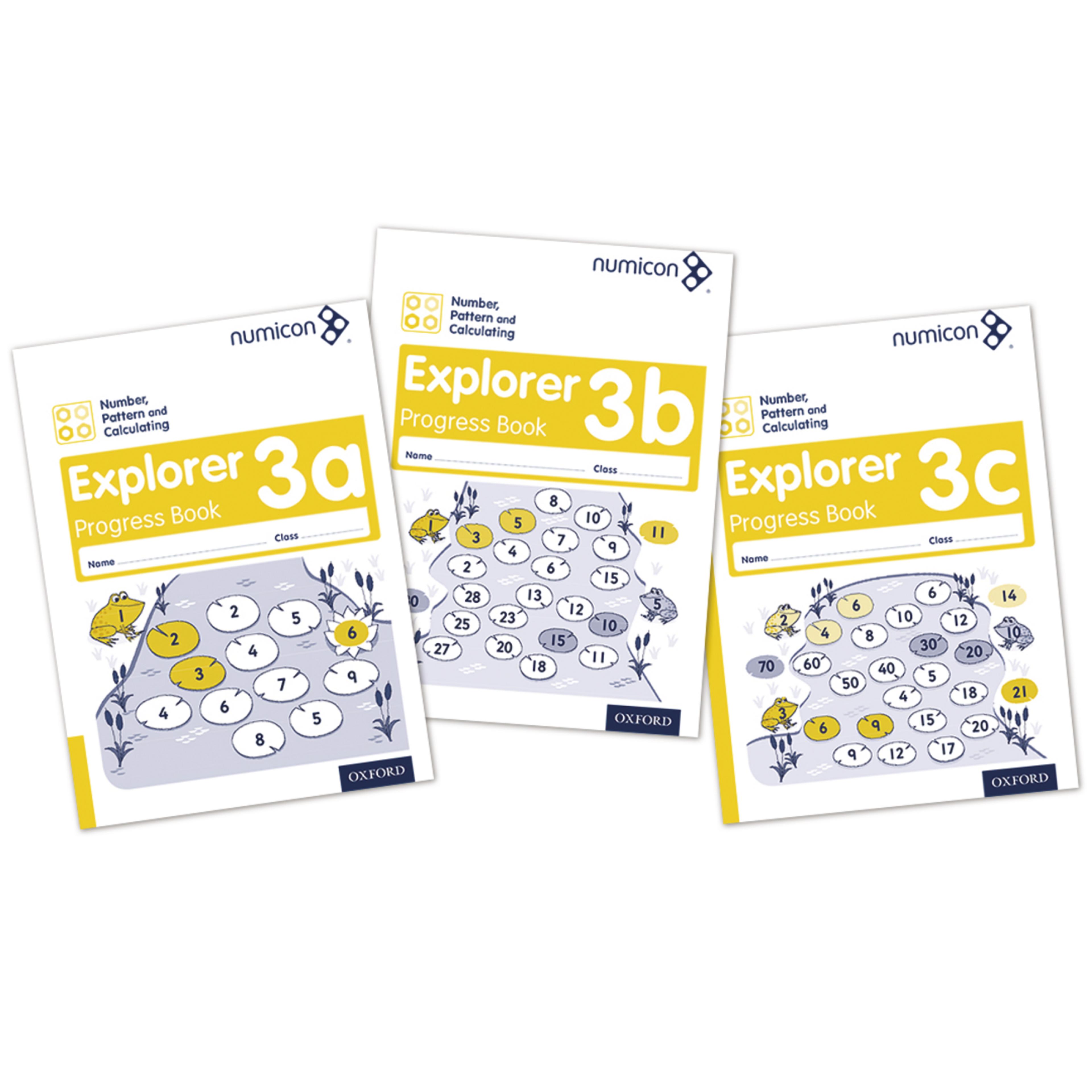 Numicon Number 3 Explorer Progress Book ABC