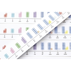 Numicon Table Top Number Lines