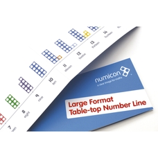 Numicon Large Format Table Top Number Line