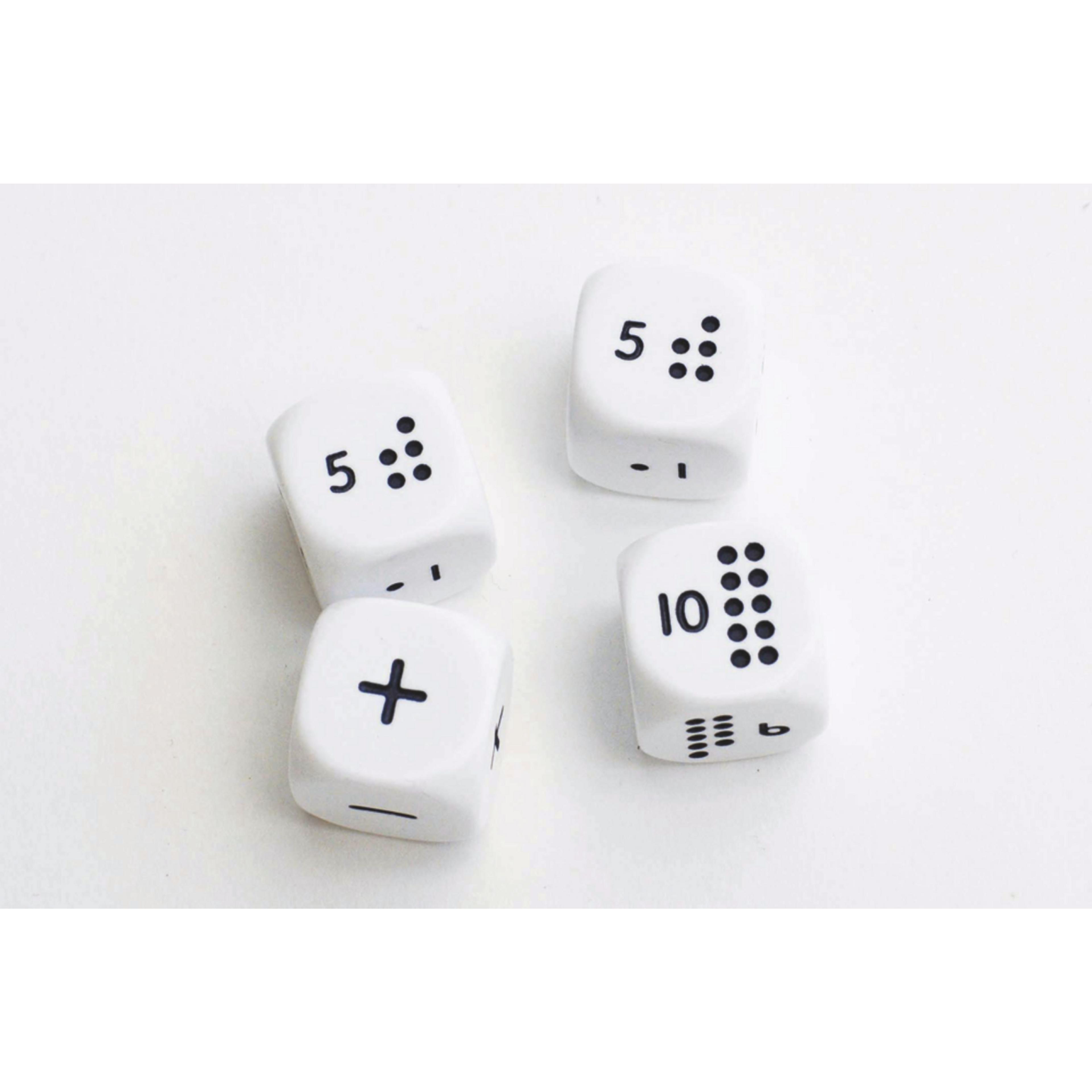 Numicon Dice - Set of 4