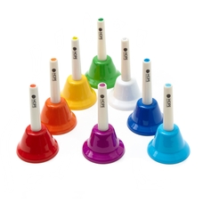 8 Note Diatonic Whacky Hand Bells from Hope Education