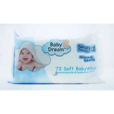 Baby Dream Baby Wipes Pack of 72