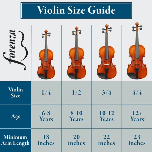 HC1810362 - Forenza Uno Series Violin - 1/2 Size | Findel 