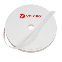 VELCRO Brand Stick on Tape (Hook Only) - 20mm x 25m - White 