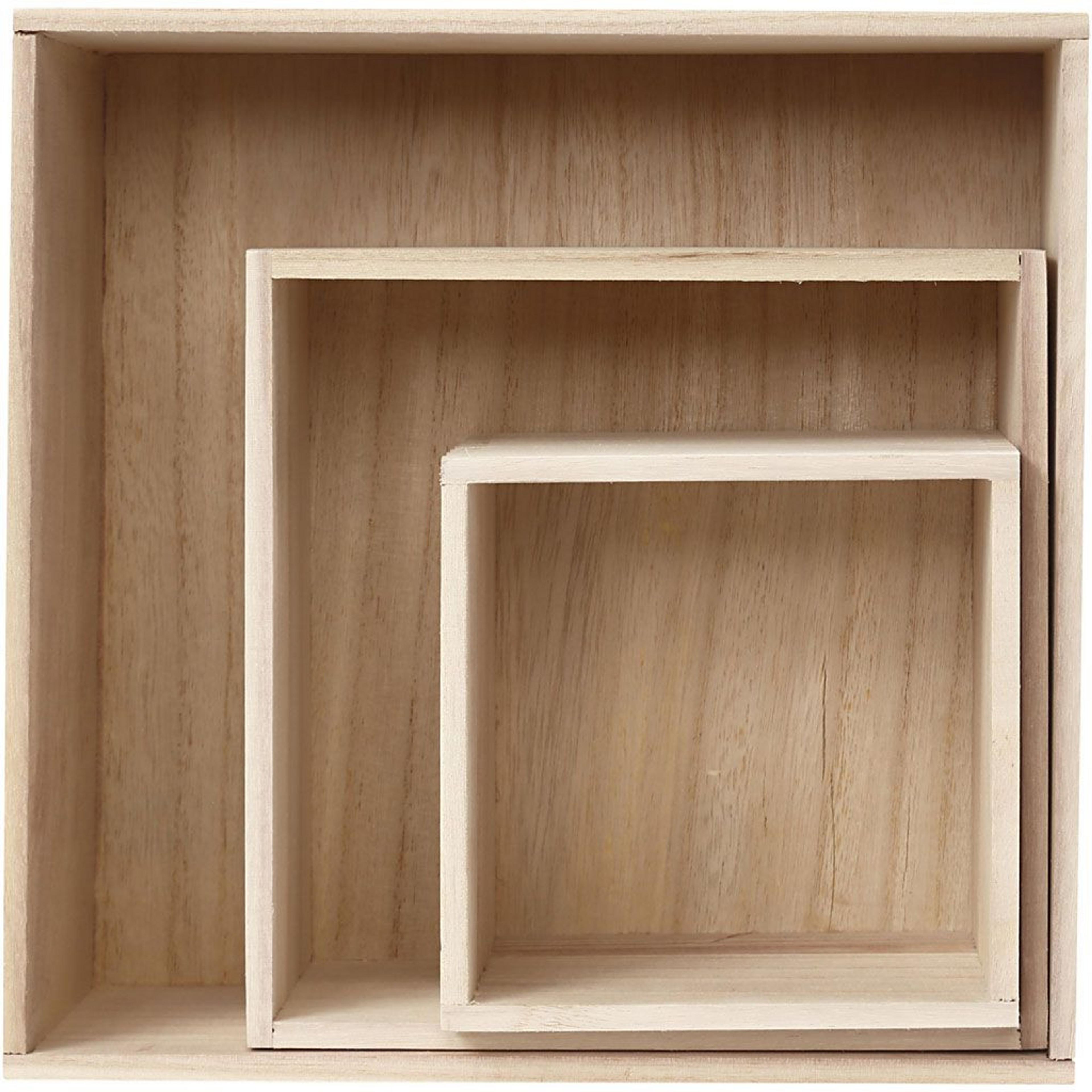 Square Storage Boxes from Hope Education - Pack of 3