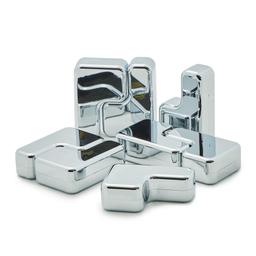 Metallic Jigsaw Blocks from Hope Education - Pack of 8