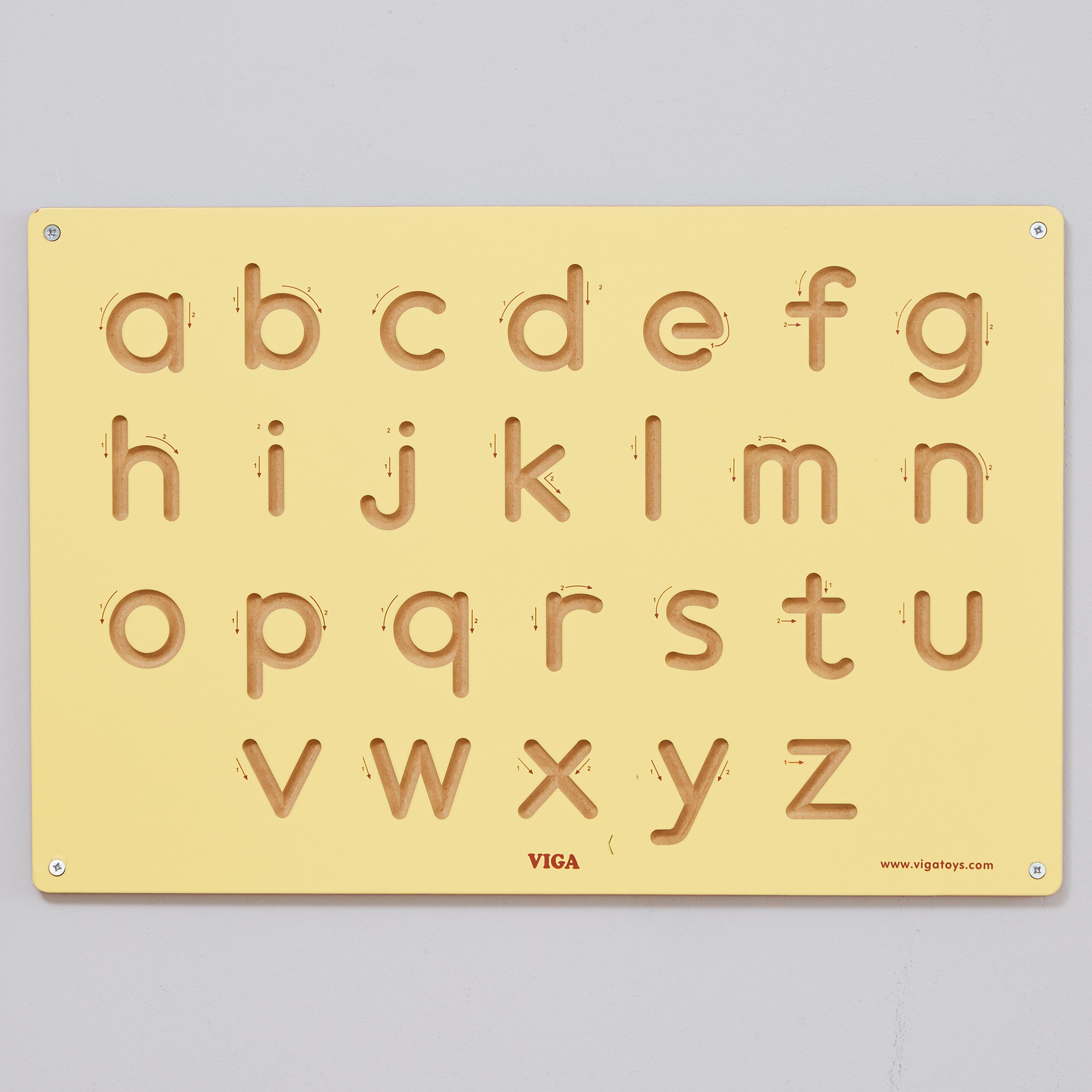 Wooden Formation Board- Lowercase Letters from Hope Education