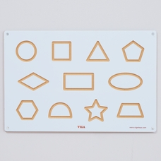 Writing Shapes Wooden Board